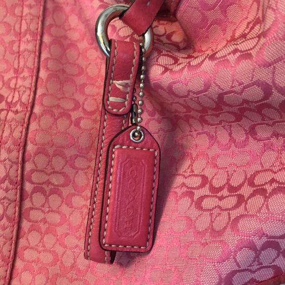 Coach pink purse. Real Coach brand. - Picture 2 of 14